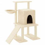 VidaXL Cat furniture with Sisal scratching posts 96.5 cm cream -colored
