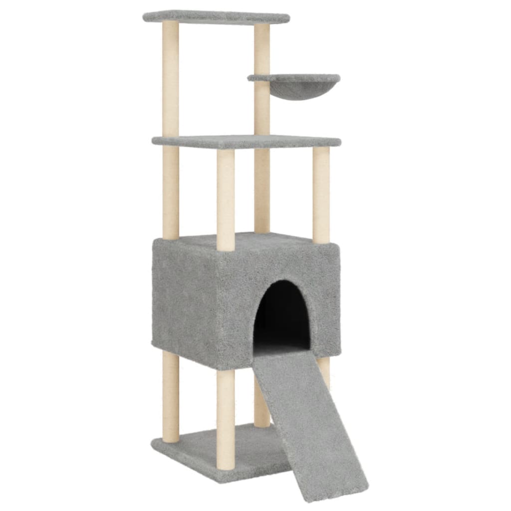 Vidaxl Cat Miwwelen mat Sisal kraazt Posts 153 cm Liicht gro