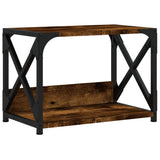 VidaXL Printer stand 44x26x31.5 cm processed wood Smoked oak color