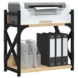 Vidaxl Printer stand 2-Layer 40x20x40 cm Processed Wood Sonoma Oak