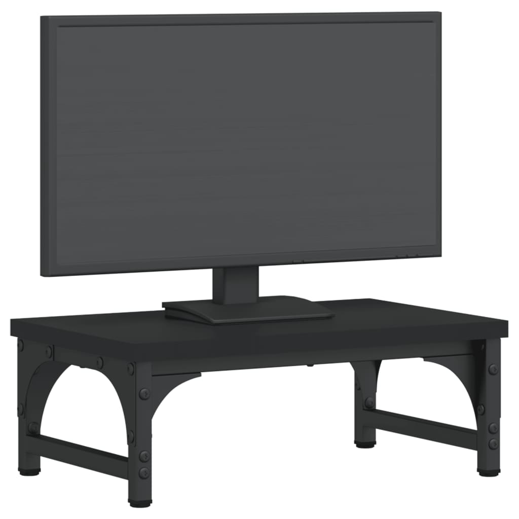 Vidaxl Monitor Standard 37x23x14 cm behandlet træ sort