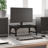 Vidaxl Monitor Standard 37x23x14 cm behandlet træ sort