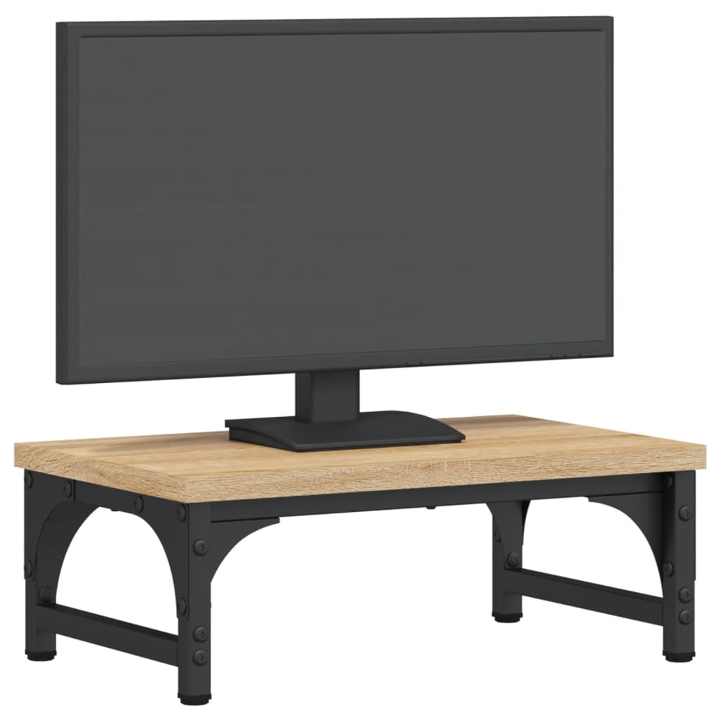 Vidaxl Monitor Standard 37x23x14 cm veraarbechte Holz Sonoma Oakfaarf