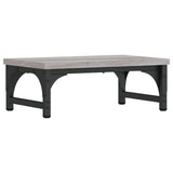 Vidaxl Monitor Standard 37x23x14 cm Zpracované dřevo šedý sonoma dub