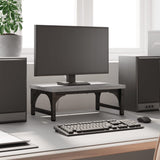 Vidaxl Monitor Standard 37x23x14 cm Zpracované dřevo šedý sonoma dub
