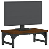 Vidaxl Monitor Standard 37x23x14 cm Colore in rovere marrone elaborato
