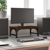 Vidaxl Monitor Standard 37x23x14 cm Colore in rovere marrone elaborato