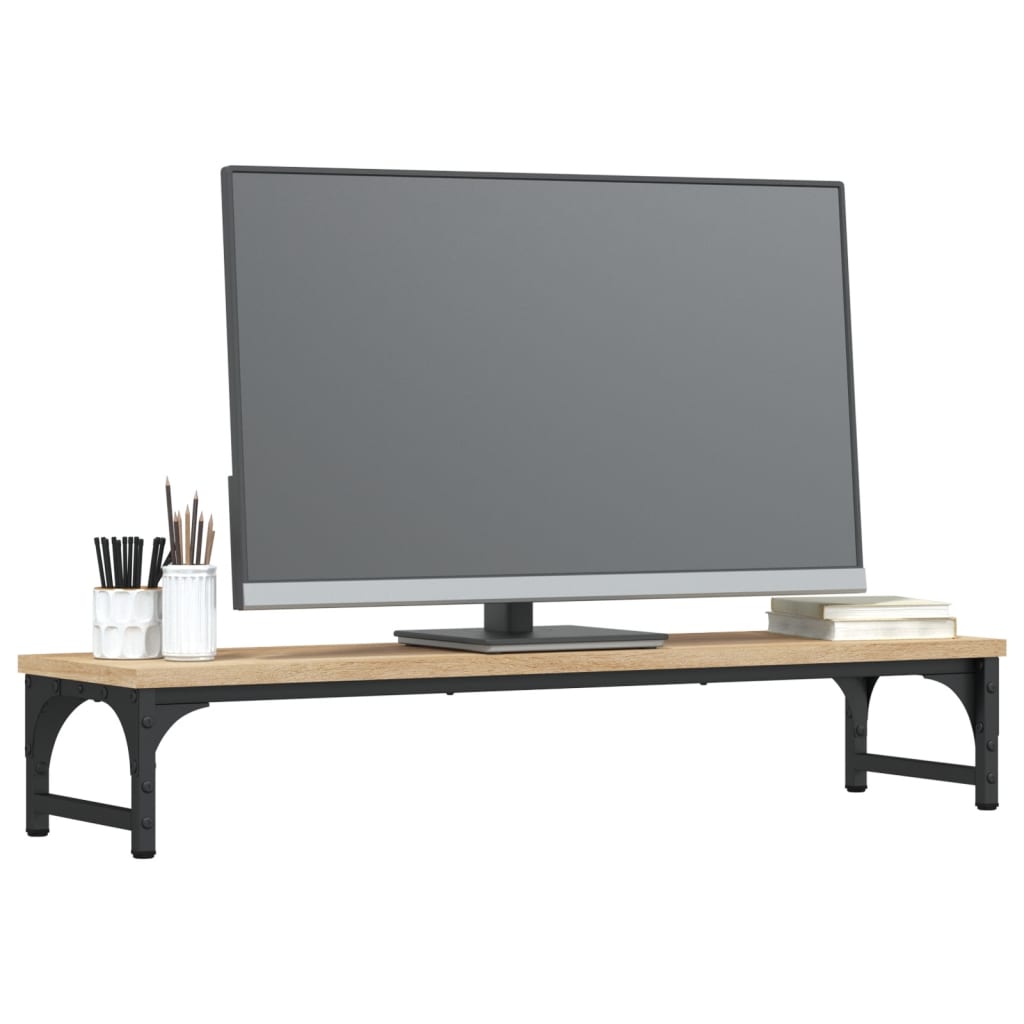 Vidaxl Monitor Standard 85x23x15,5 cm behandlet træ sonoma eg -farvet
