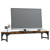 VidaXL monitor standard 85x23x15.5 cm Processed wood Smoked oak color