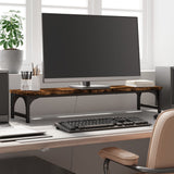 VidaXL monitor standard 85x23x15.5 cm Processed wood Smoked oak color