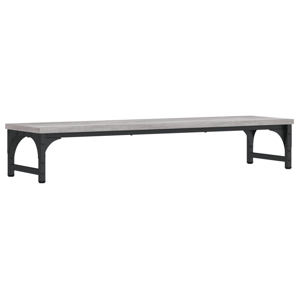 Vidaxl Monitor Standard 85x23x15.5 cm de madera procesada Grey Sonoma Oak