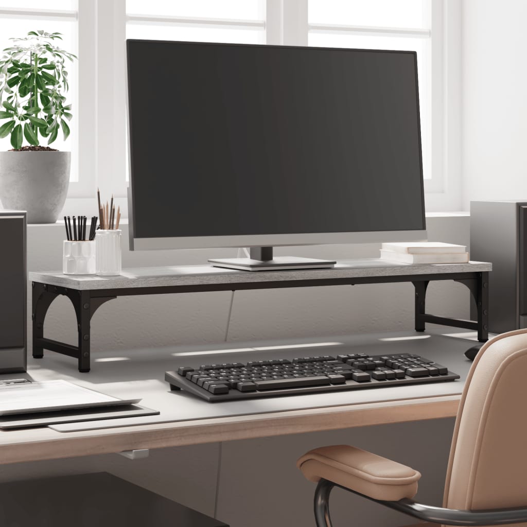 Vidaxl Monitor Standard 85x23x15.5 cm Oak Sonoma in legno elaborato