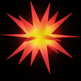 Lampe de Noël Vidaxl avec goupille de masse et LED pliable 57 cm rouge