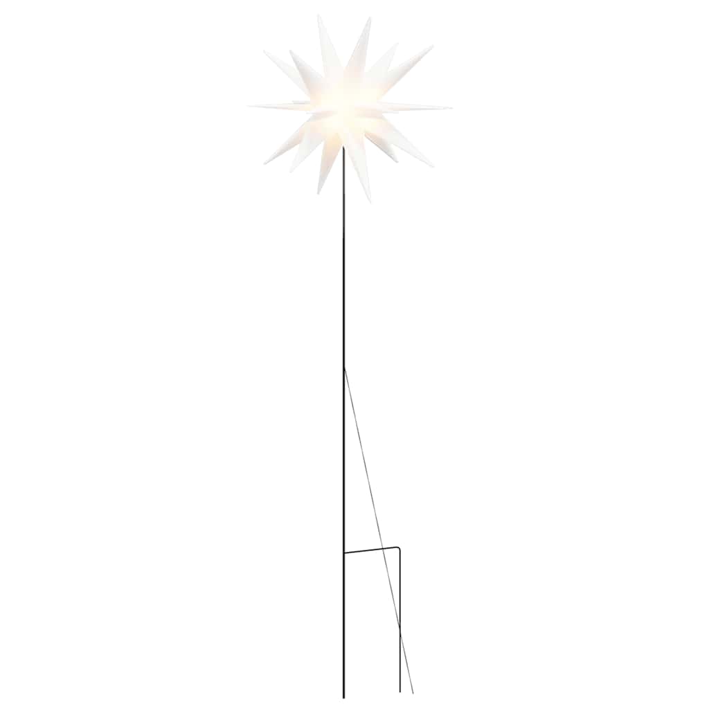 Vidaxl Christmas lamp with ground pin and LED foldable 57 cm white