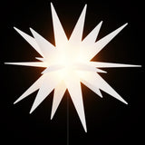 Vidaxl julelampe med jordstift og LED foldbar 57 cm hvid