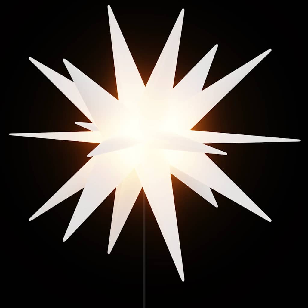 Vidaxl Christmas lamp with ground pin and LED foldable 57 cm white