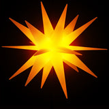 Lampe de Noël Vidaxl avec goupille de masse et LED pliable 57 cm jaune
