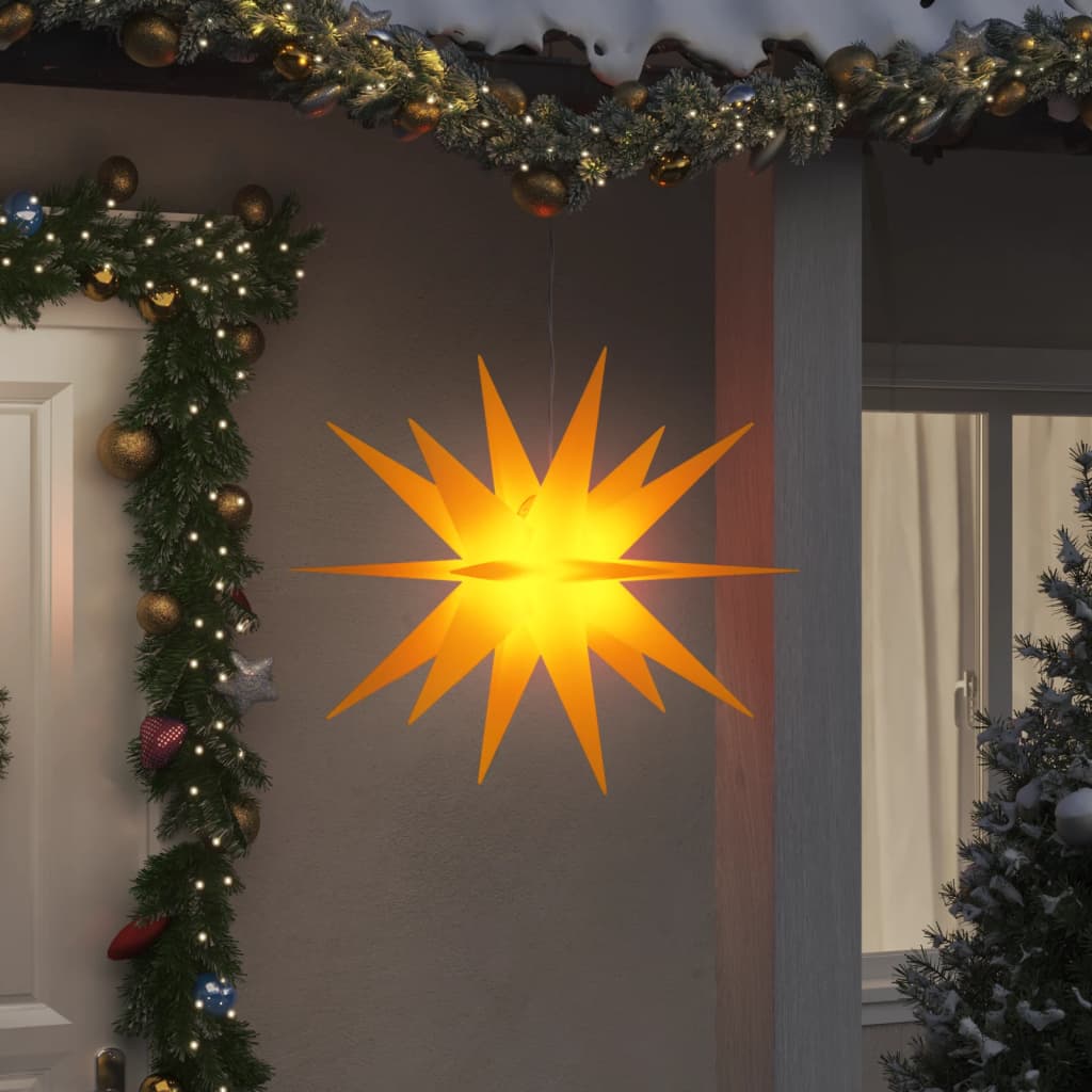 Vidaxl Christmas lamp with LED Foldable 100 cm yellow