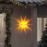 Vidaxl Christmas lamp with LED Foldable 100 cm yellow