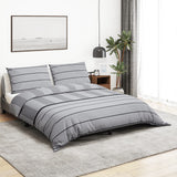 Vidaxl nuvial overray set 220x240 cm de algodón gris