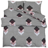 Vidaxl Duvet Crossing Set 200x200 cm Baumwollgrau