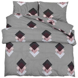 Vidaxl Duvet Crossing Set 240x220 cm bomuld grå