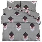 Vidaxl Crossing set 225x220 cm bombažna siva