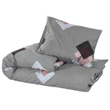 Vidaxl Crossing set 225x220 cm bombažna siva