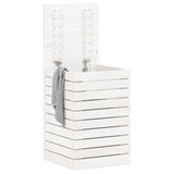 Cesta de lavandería Vidaxl 44x44x66 cm de pino sólido