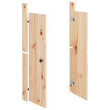 Porte dell'armadio Vidaxl per cucina esterna 50x9x82 cm in legno di pino solido