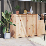 VidaXL Cabinet Doors for Outdoor Cuisine 2 ST 50x9x82 cm Pine wood
