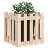Vidaxl planter med hegn 50x50x50 cm fast fyrretræ