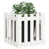 Vidaxl Planning Box s oplocením 50x50x50 cm pevná borovice bílá