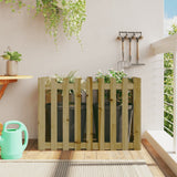 Vidaxl Planter Raised Fence Design 100x50x70 cm Impregnated Wood