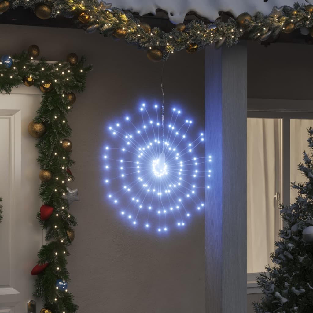 Vidaxl Christmas lighting fireworks 140 Cold white LEDs 17 cm