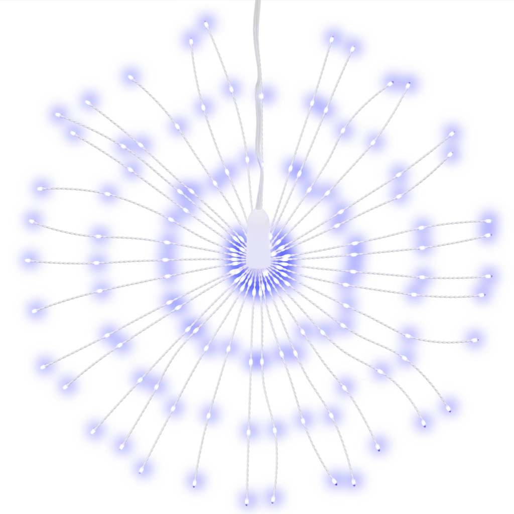 VidaXL Christmas lights fireworks 140 blue LEDs 17 cm