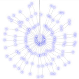 VidaXL Christmas lights fireworks 140 blue LEDs 17 cm