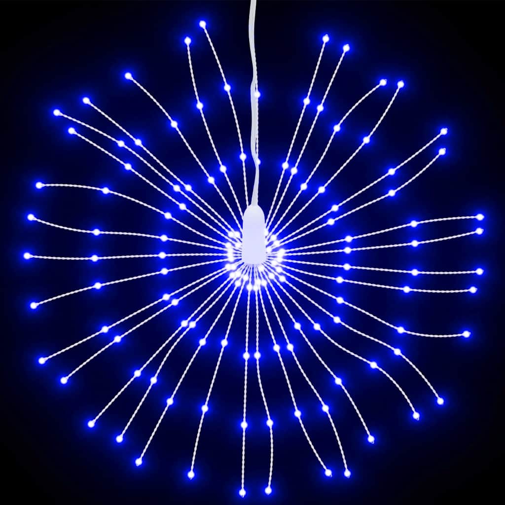 VidaXL Christmas lights fireworks 140 blue LEDs 17 cm