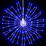 VidaXL Christmas lights fireworks 140 blue LEDs 17 cm