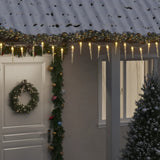 Vidaxl Christmas lighting Ice cone with 100 LEDs 10 m Acrylic PVC warm white