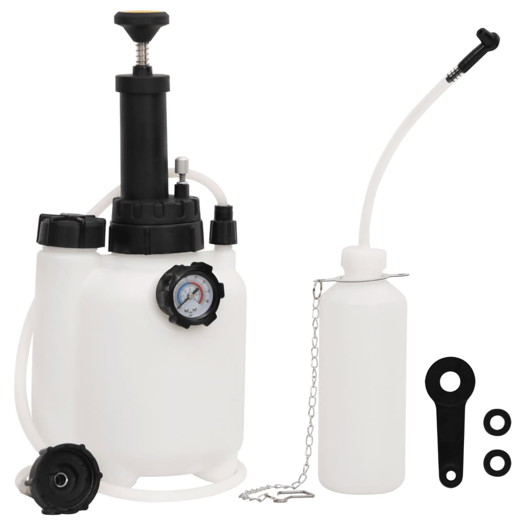 VidaXL REMMATER 3 L White and Black