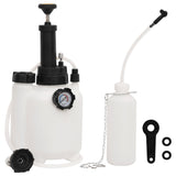 VidaXL REMMATER 3 L White and Black