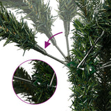 Vidaxl Kunstkerstboom with hinges pine cones and berries 150 cm