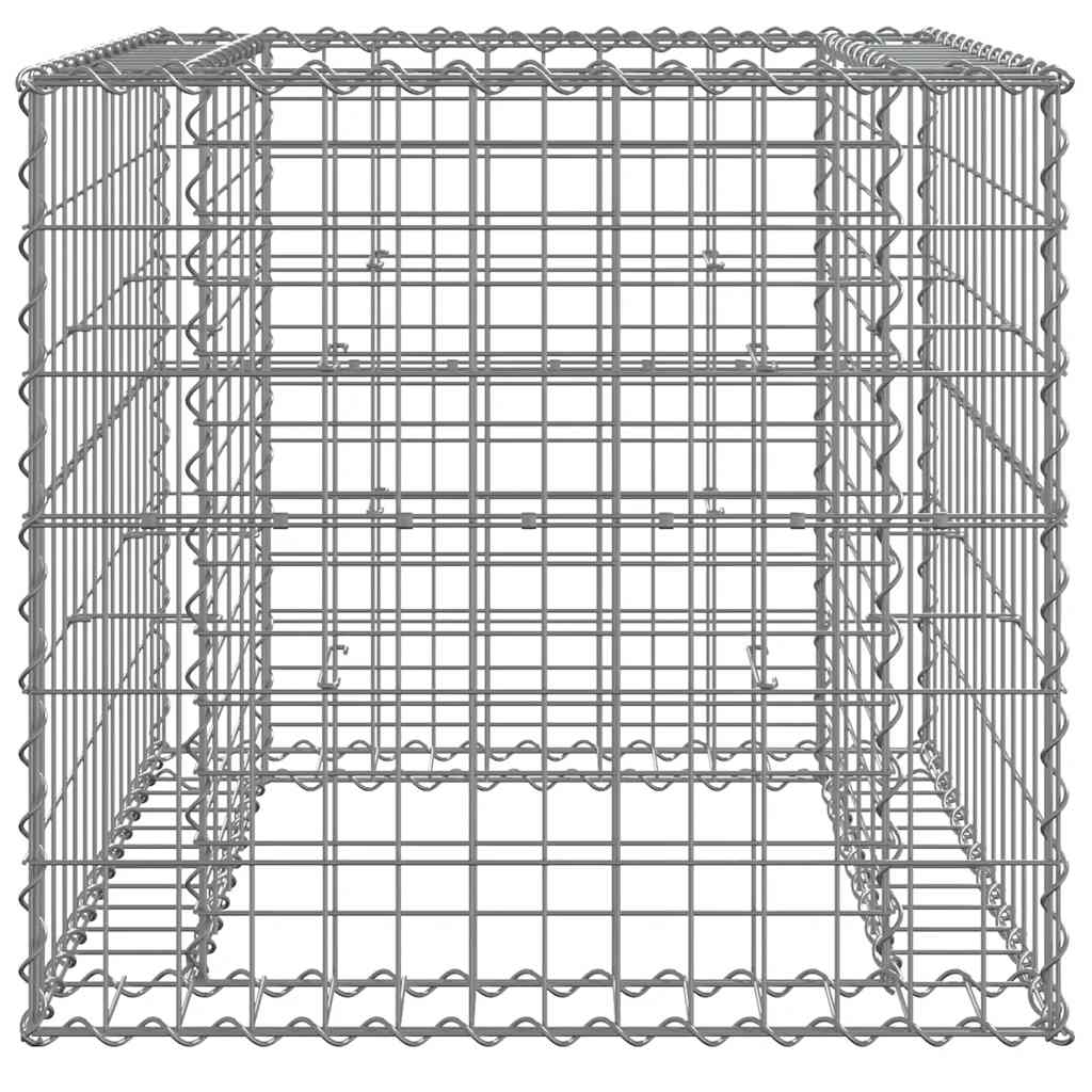 Vidaxl shananskent 70x7065 cm galvaniséiert Eisen Sëlwer faarweg