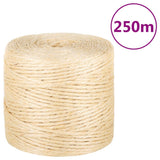 Vidaxl Rope 4 mm 250 m 100% Sisal