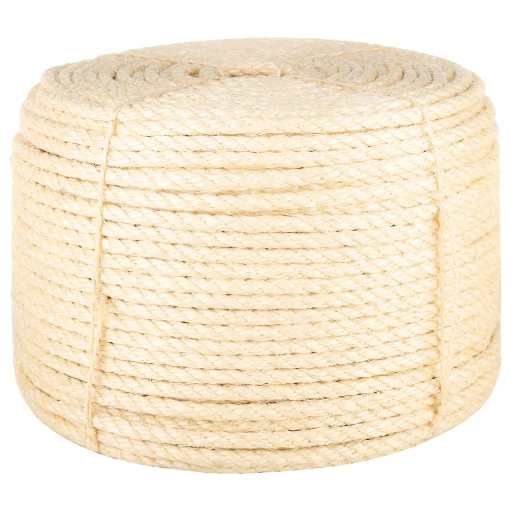 Vidaxl reb 12 mm 25 m 100% sisal