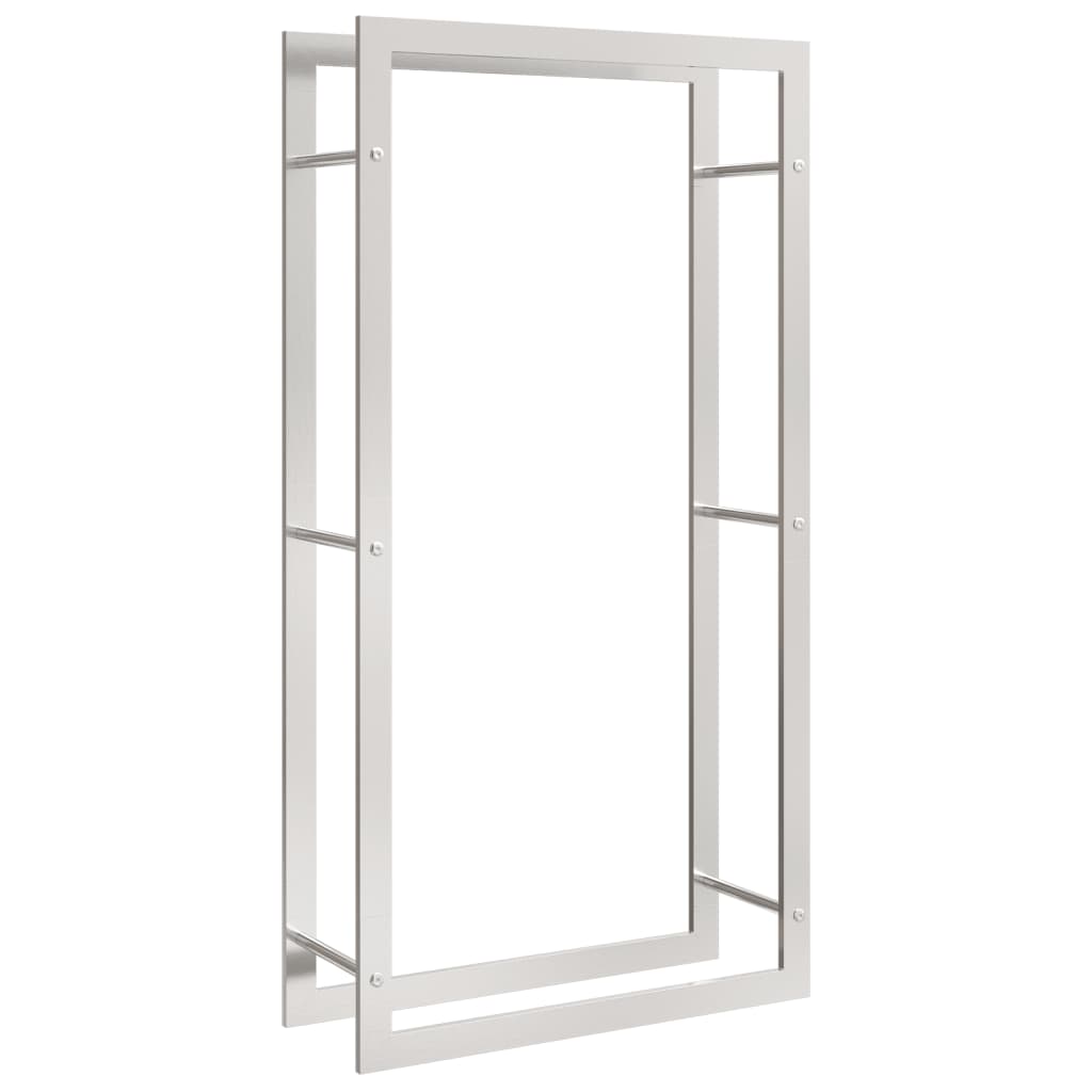 Vidaxx brænde rack 80x28x154 cm rustfrit stål