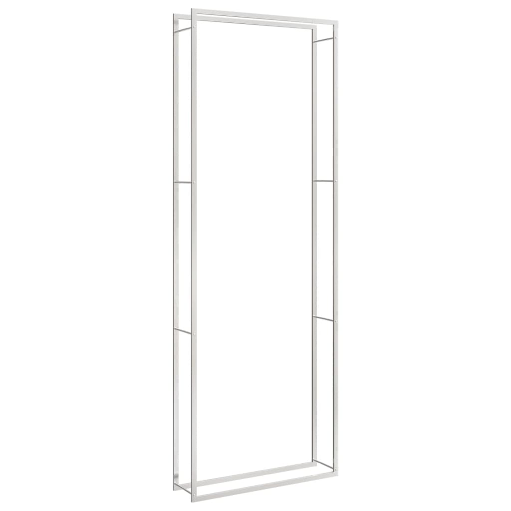 Vidaxx brænde rack 110x28x312 cm rustfrit stål