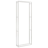 Vidaxx brænde rack 110x28x312 cm rustfrit stål