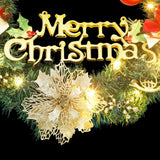 VidaXL Christmas wreath with 35 LEDs 60 cm green